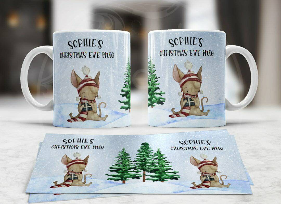 Personalized Christmas Eve Mug - Custom Holiday Mug