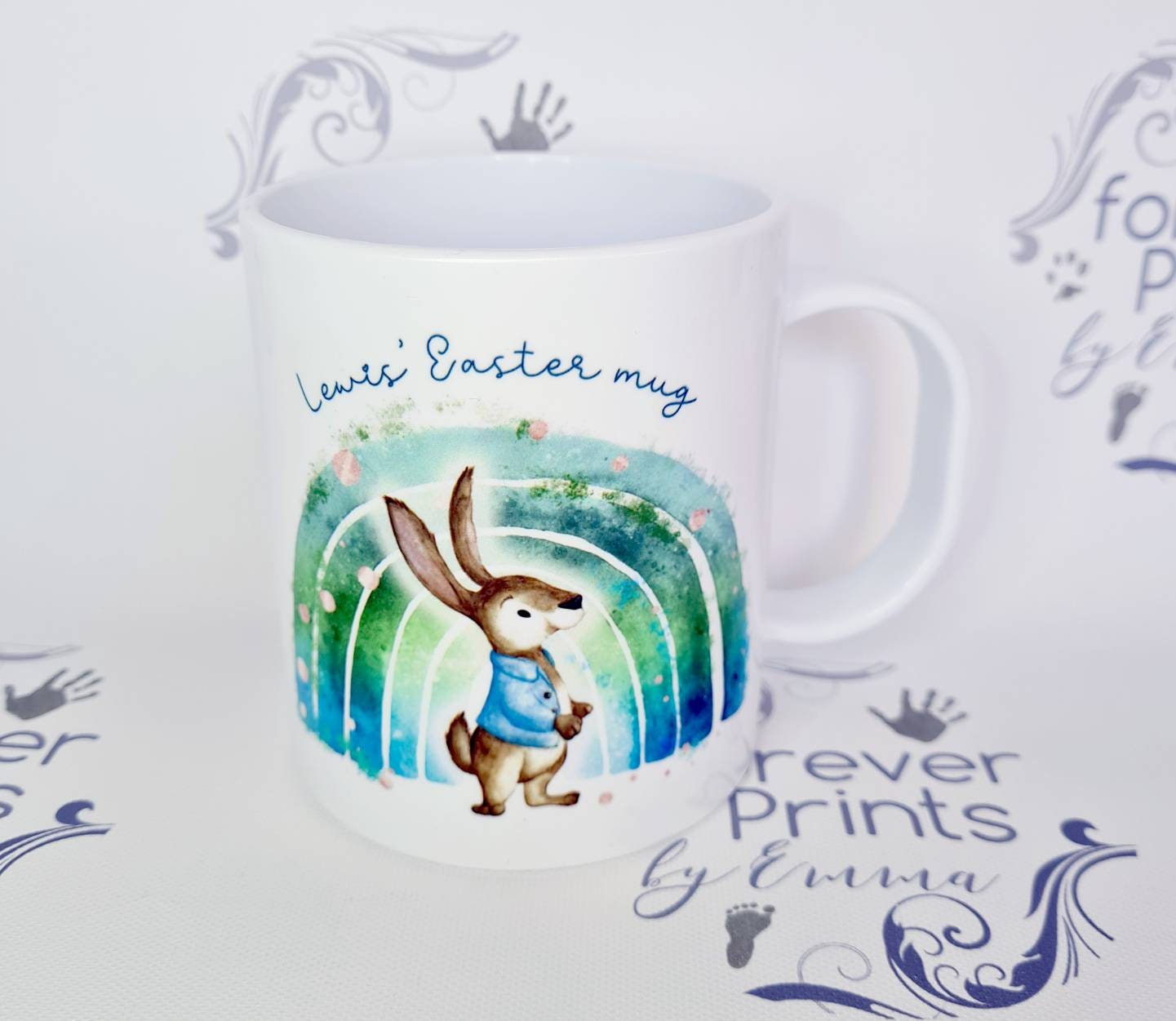 Personalised Easter Mug, Unbreakable Polymer, Kids Gift (6oz or 11oz)