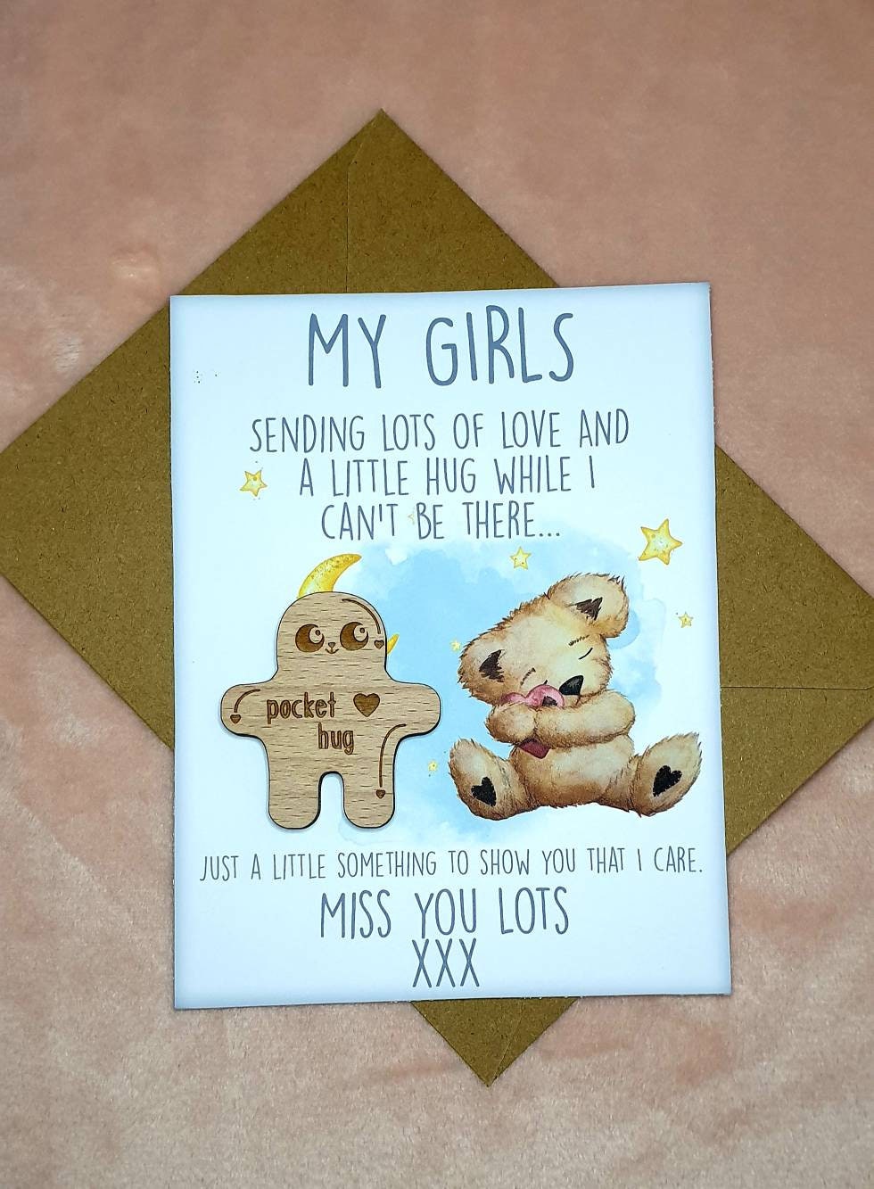 Personalised pocket hug