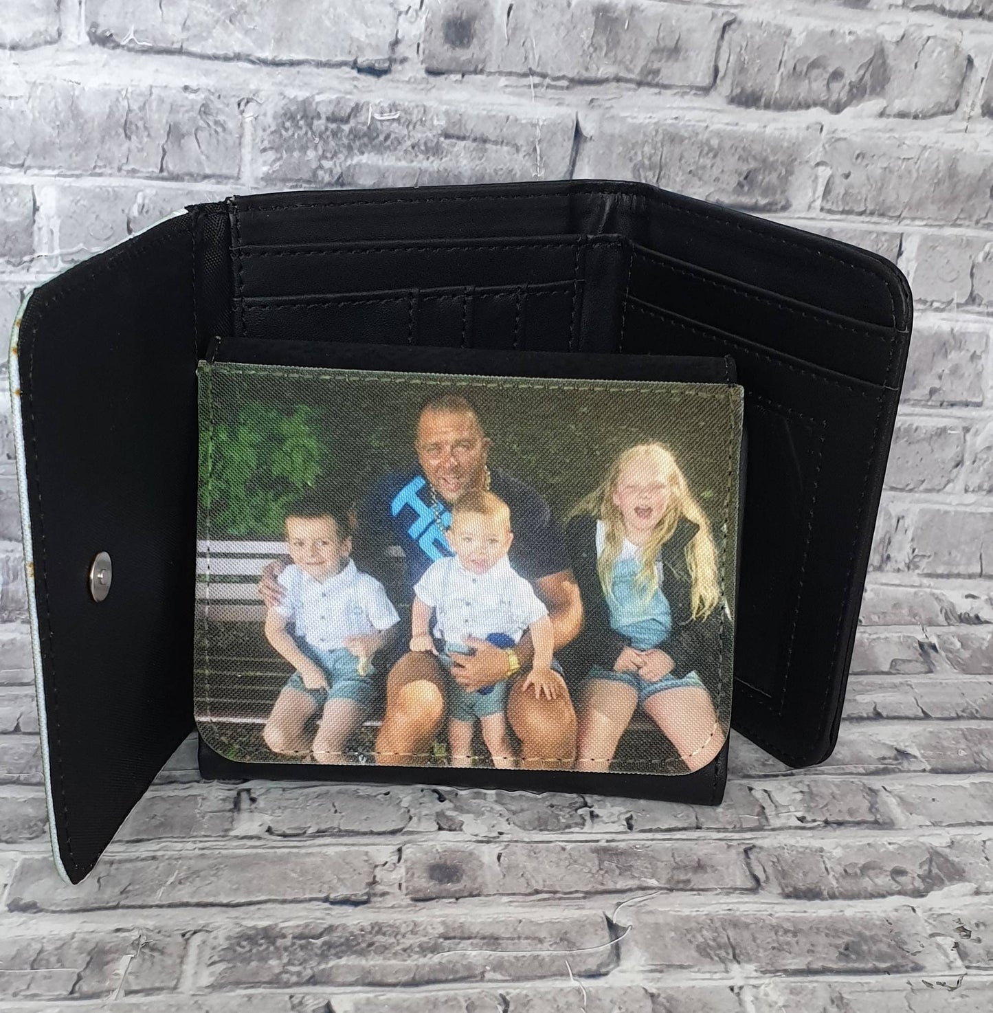 Mens wallet , mens photo wallet photo wallet, father's day gift