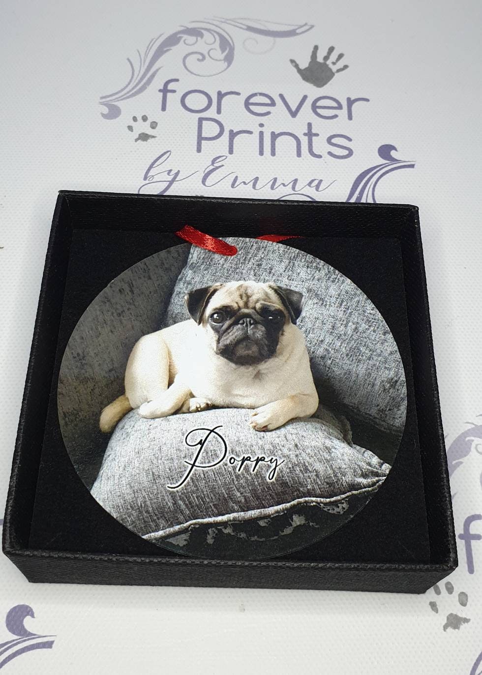 Personalised Christmas decoration - Christmas tree decoration - photo decoration