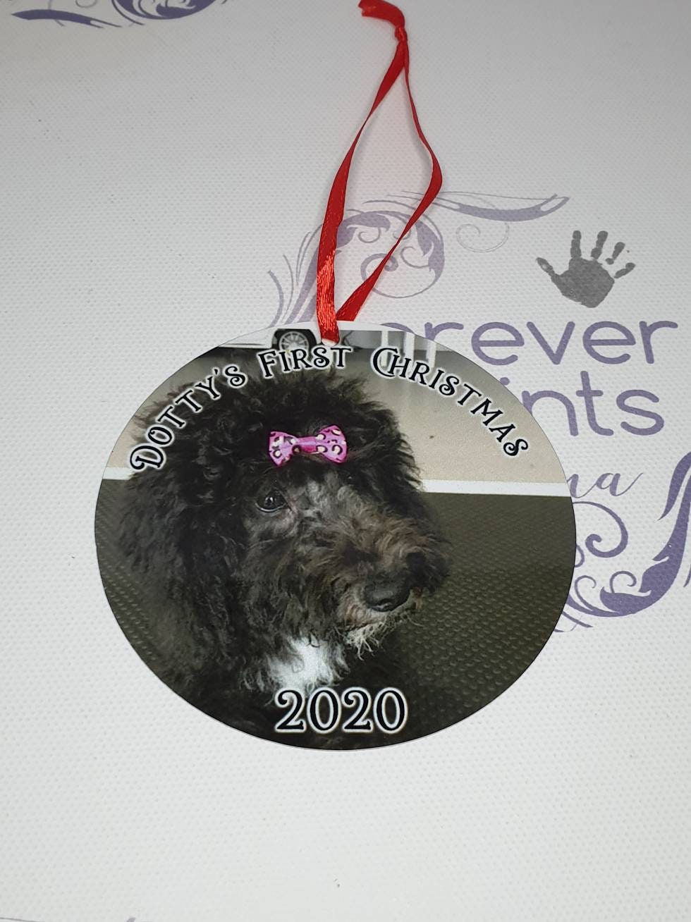 Personalised Christmas decoration - Christmas tree decoration - photo decoration