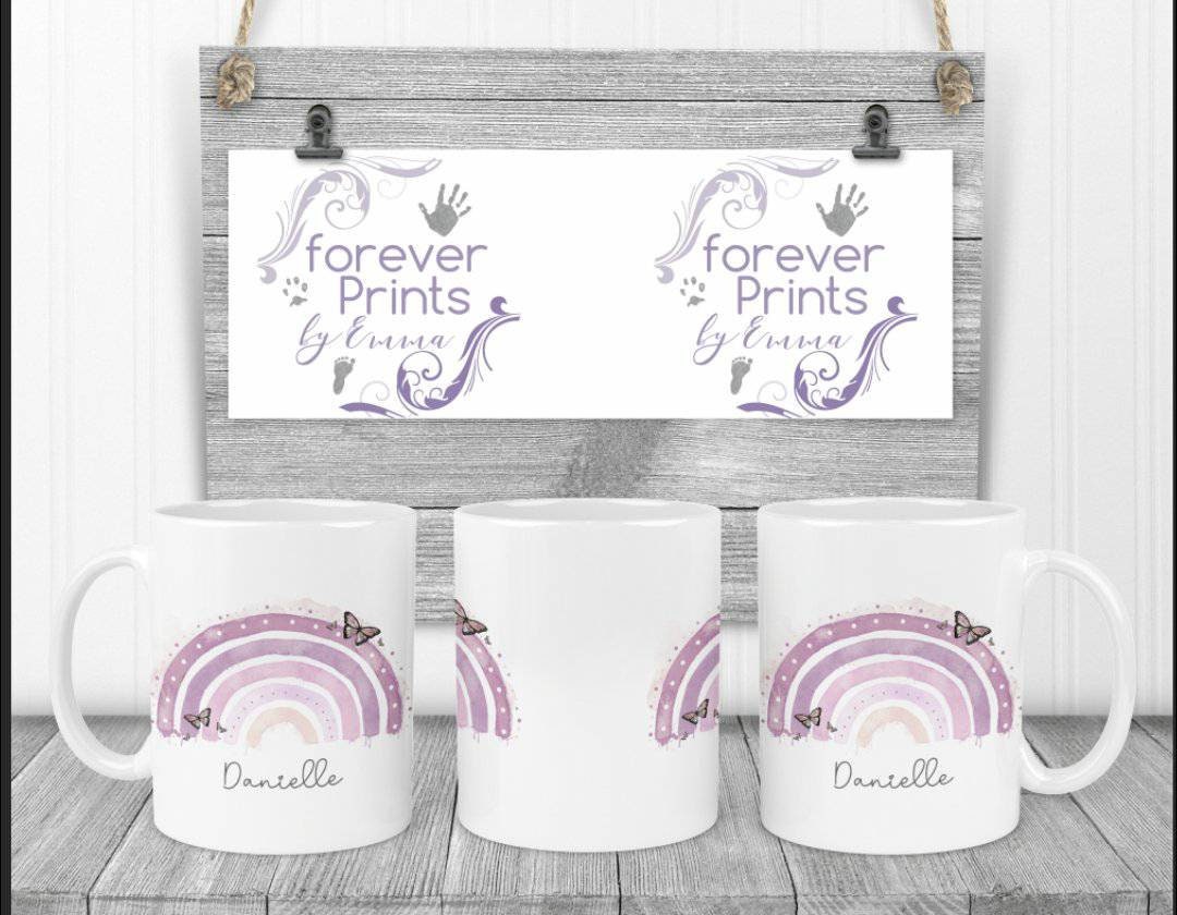 Rainbow cup, rainbow gift, personalised rainbow