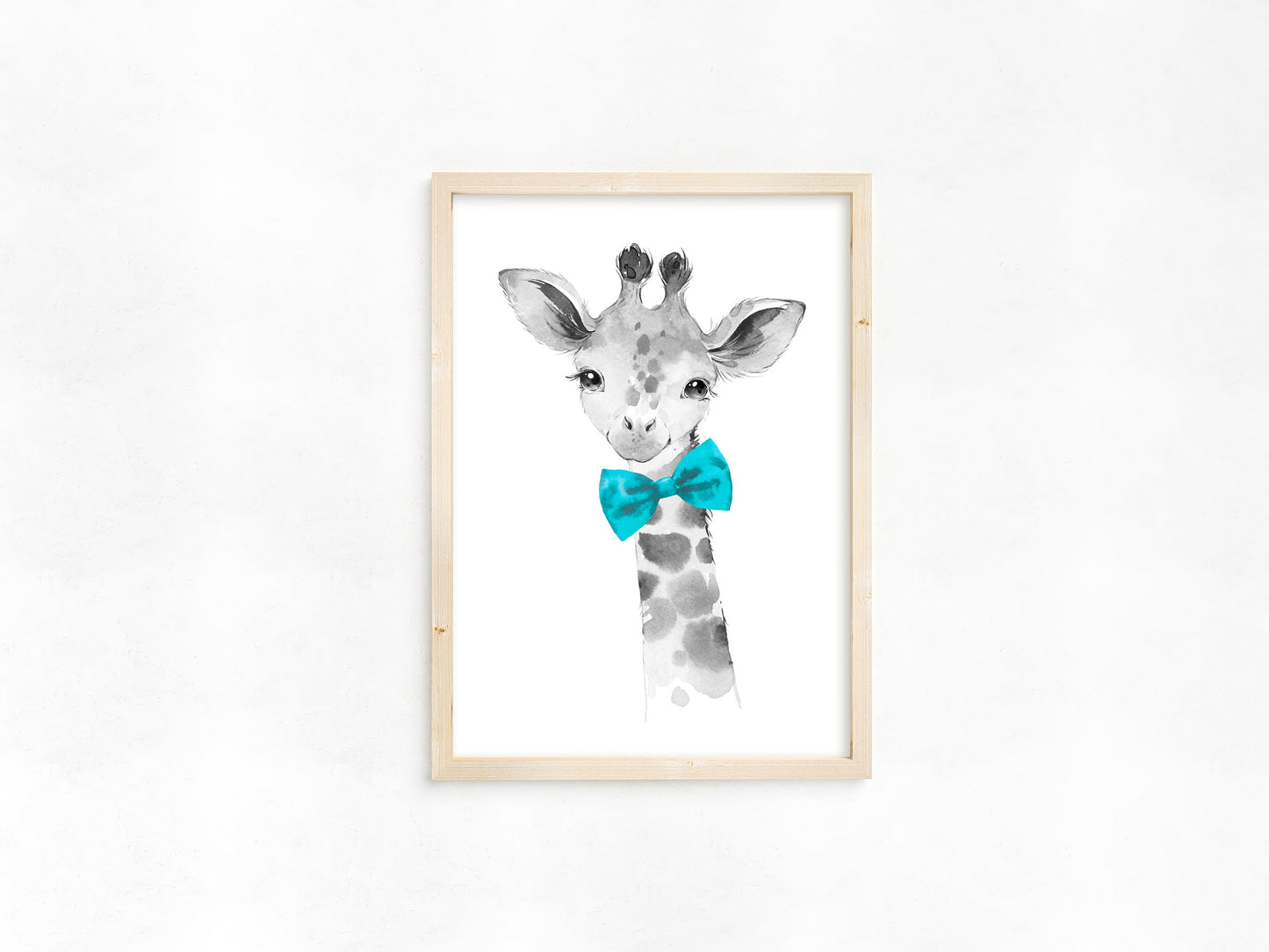 Jungle Animals Nursery Decor - boys Safari Nursery Prints - Nursery Set - Baby Wall Art - Nursery Decor - Elephant Giraffe Zebra