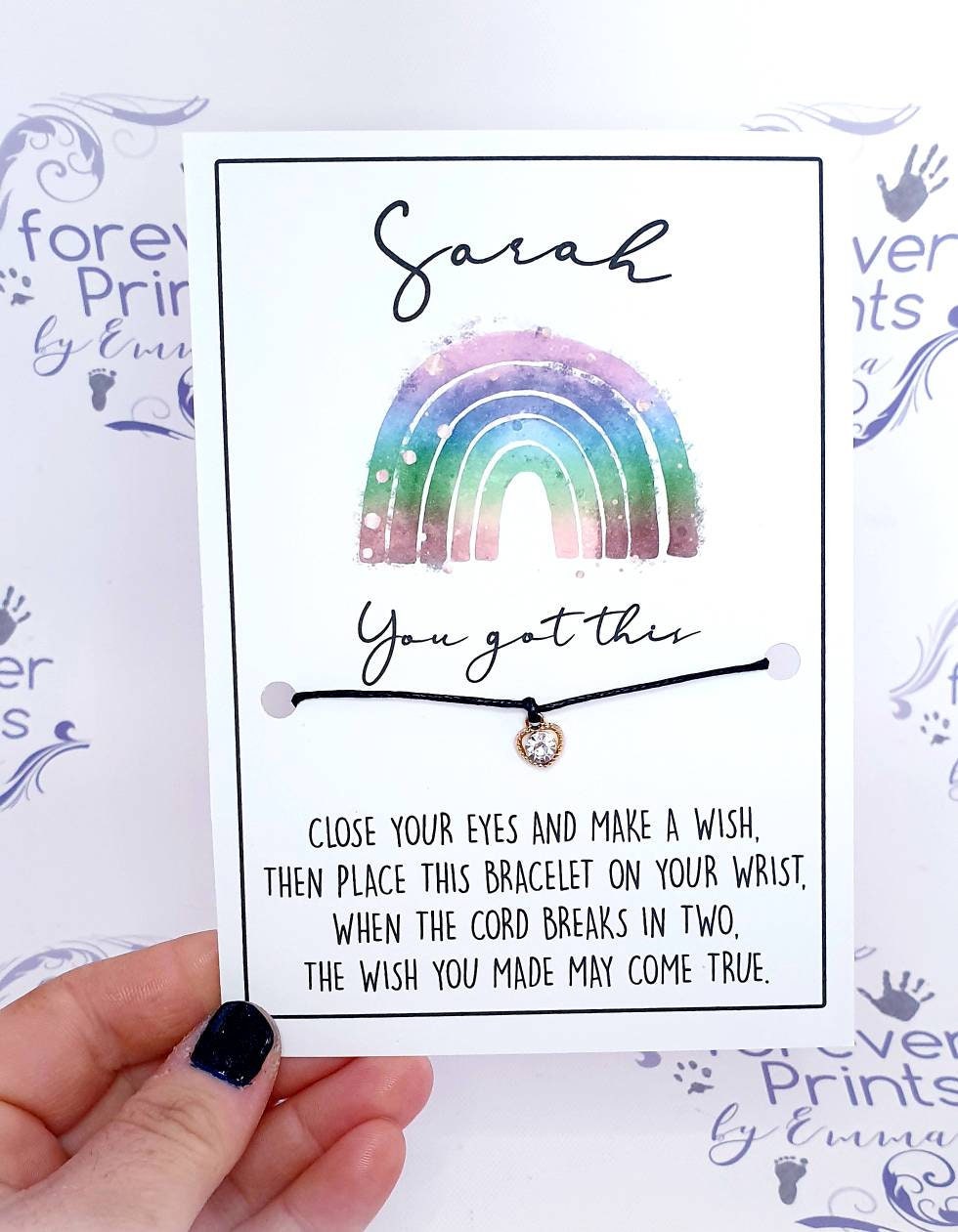 Rainbow Wish bracelet, self love