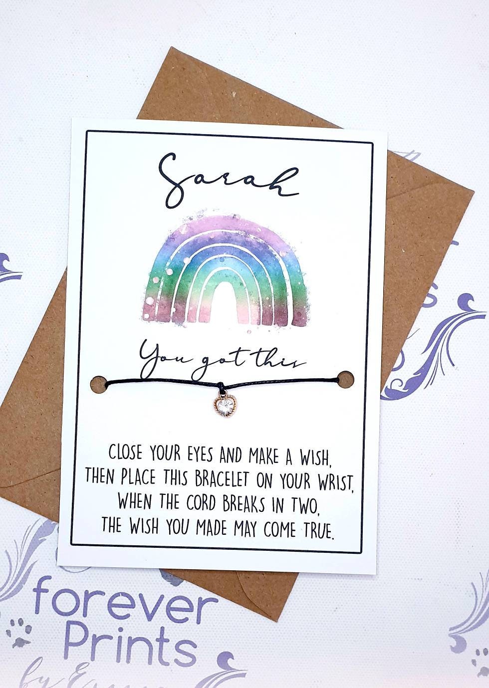 Rainbow Wish bracelet, self love