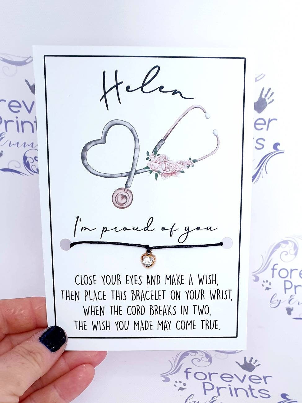 Nhs Wish bracelet, nurse gift