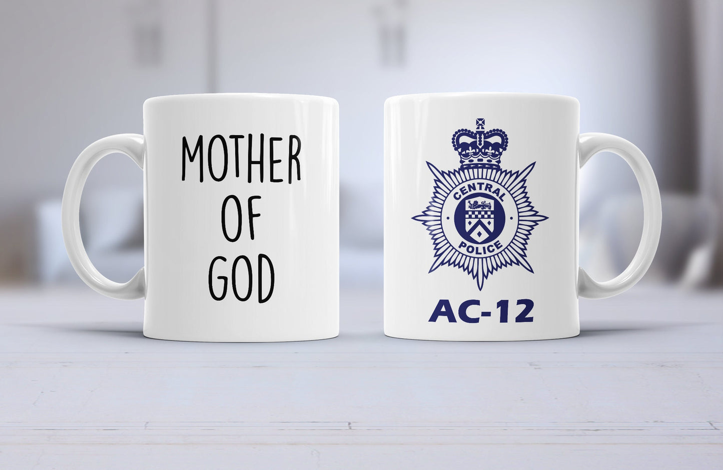 ted hastings mug, AC12 UNIT mug, line of duty mug, mother of god mug