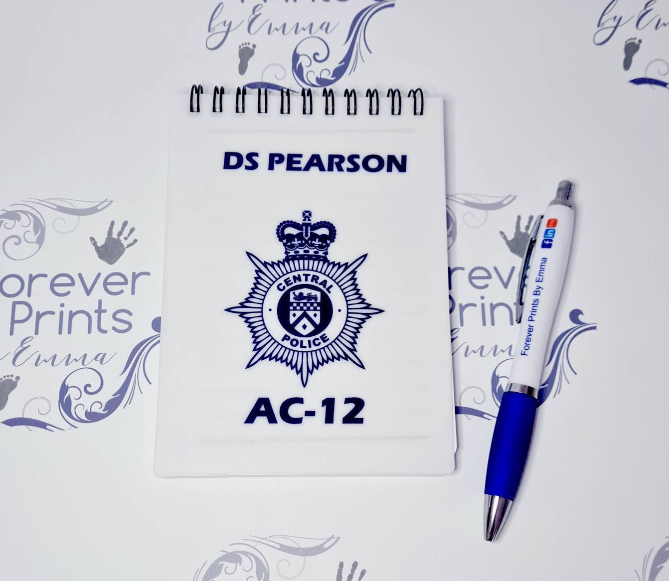 Ac12 notebook, a6 line of duty notebook, Ted hastings gift.