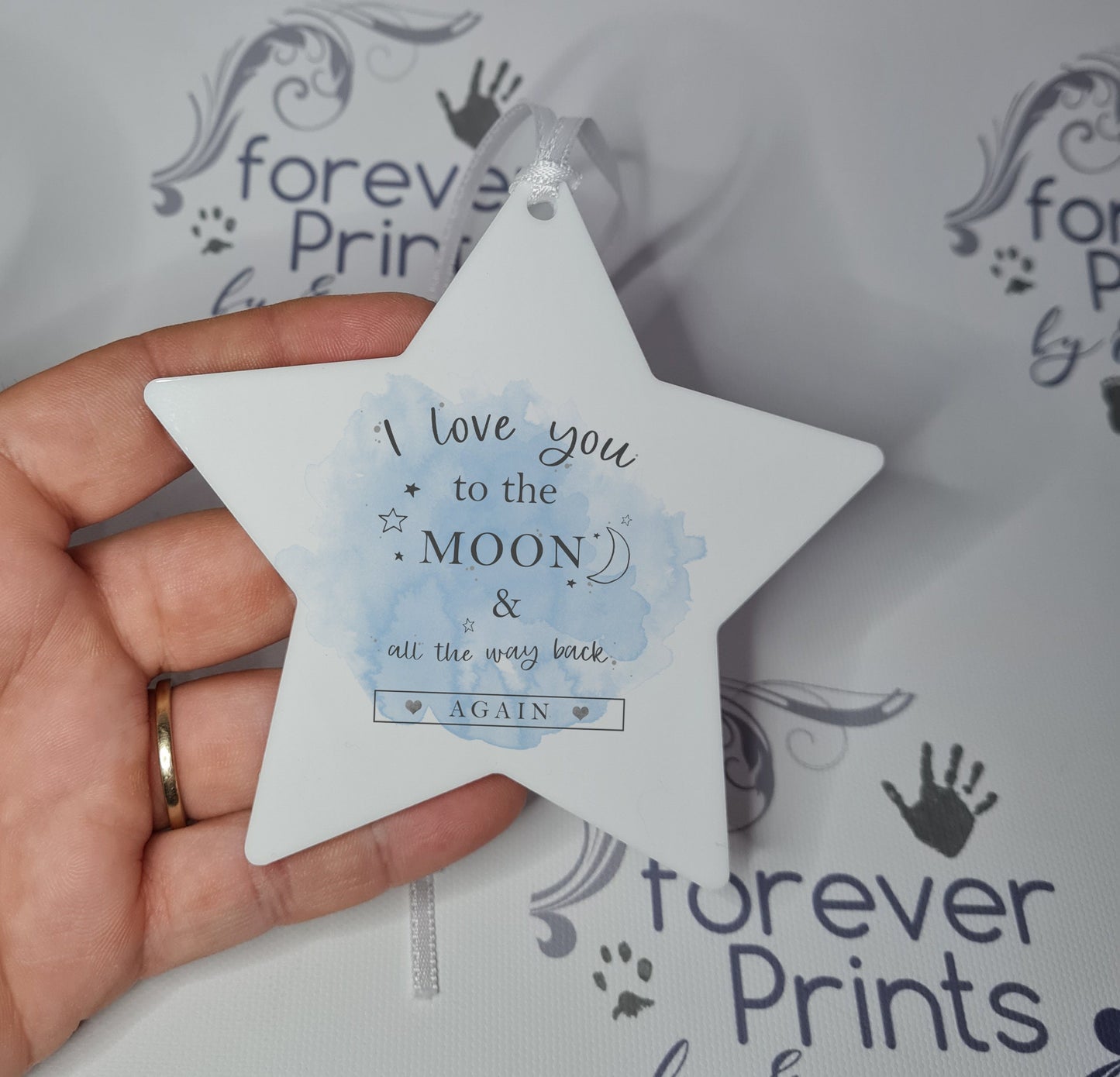 Love you baby boy decoration, new baby gift