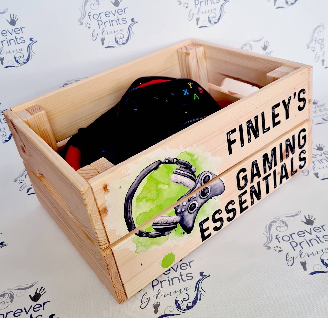 Gaming essentials crate, gamer gift