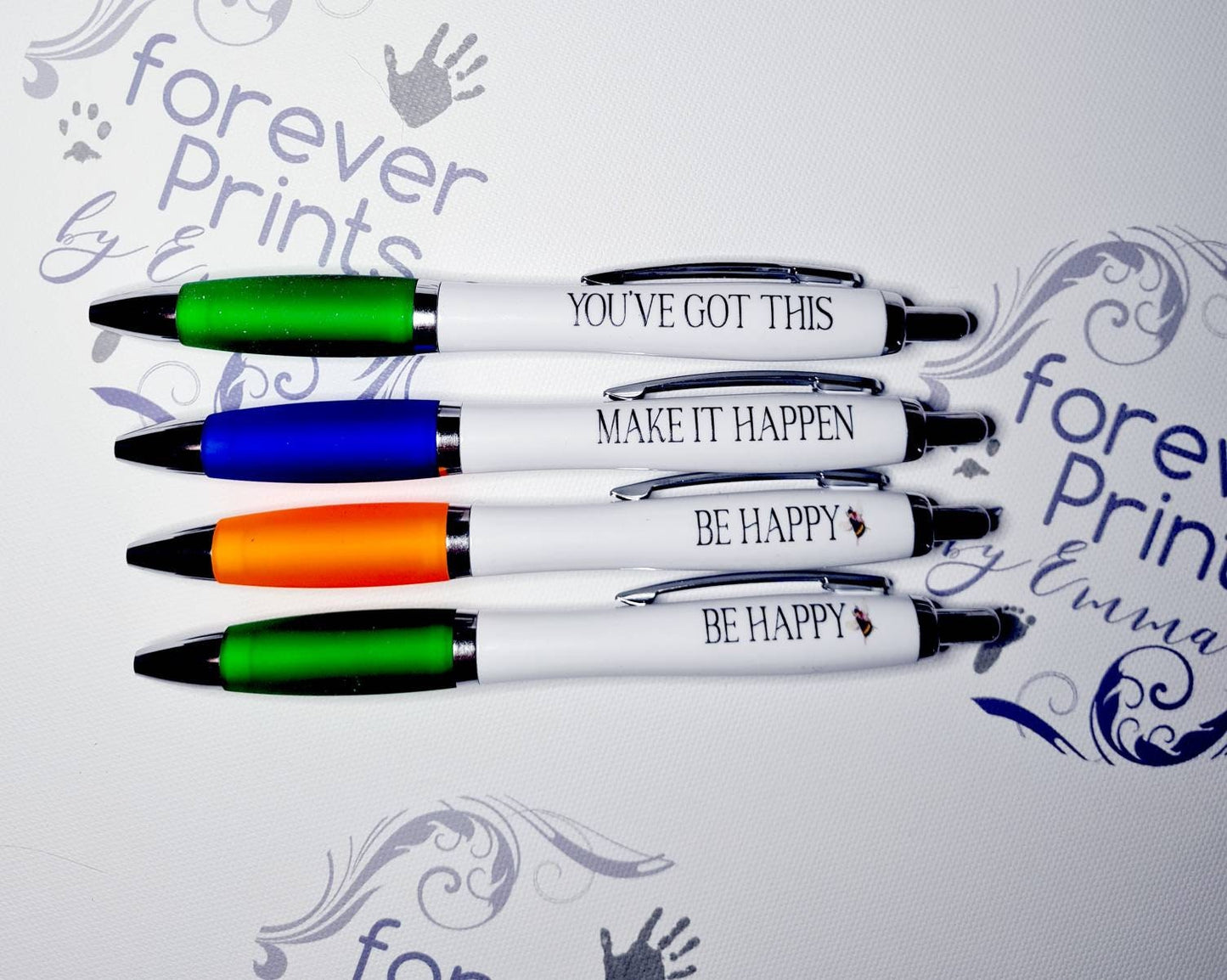 positivity pens, personalised pens