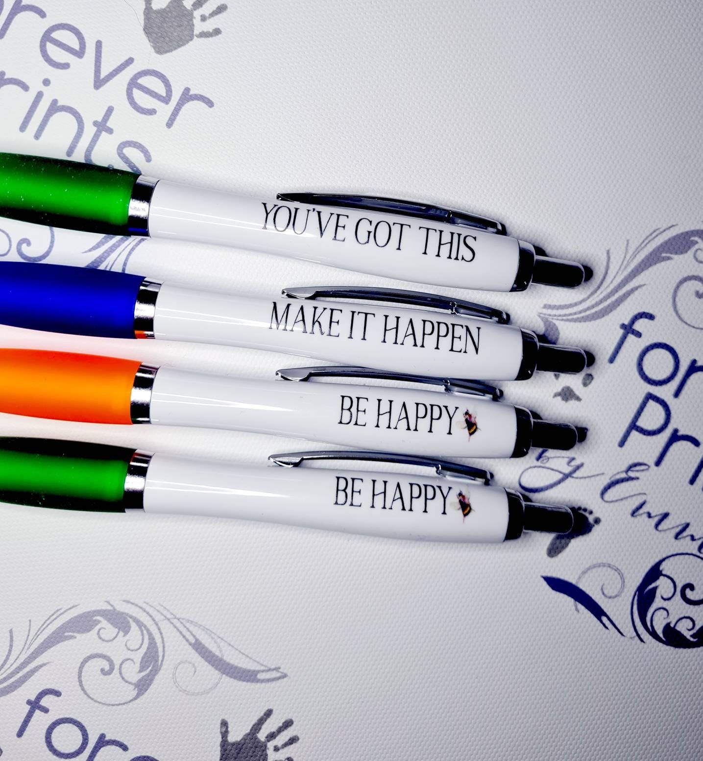 positivity pens, personalised pens