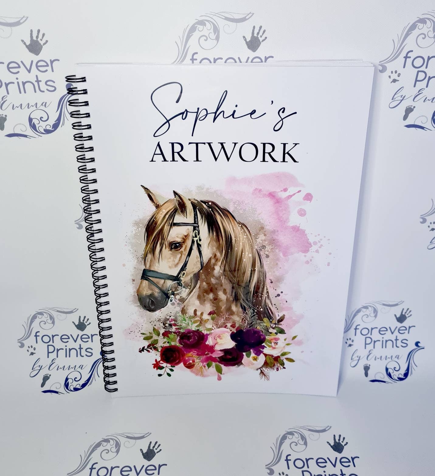 Horse a4 notebook, a5 notebook, horse gift.