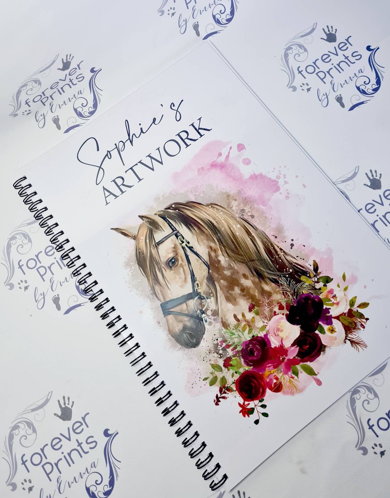Horse a4 notebook, a5 notebook, horse gift.