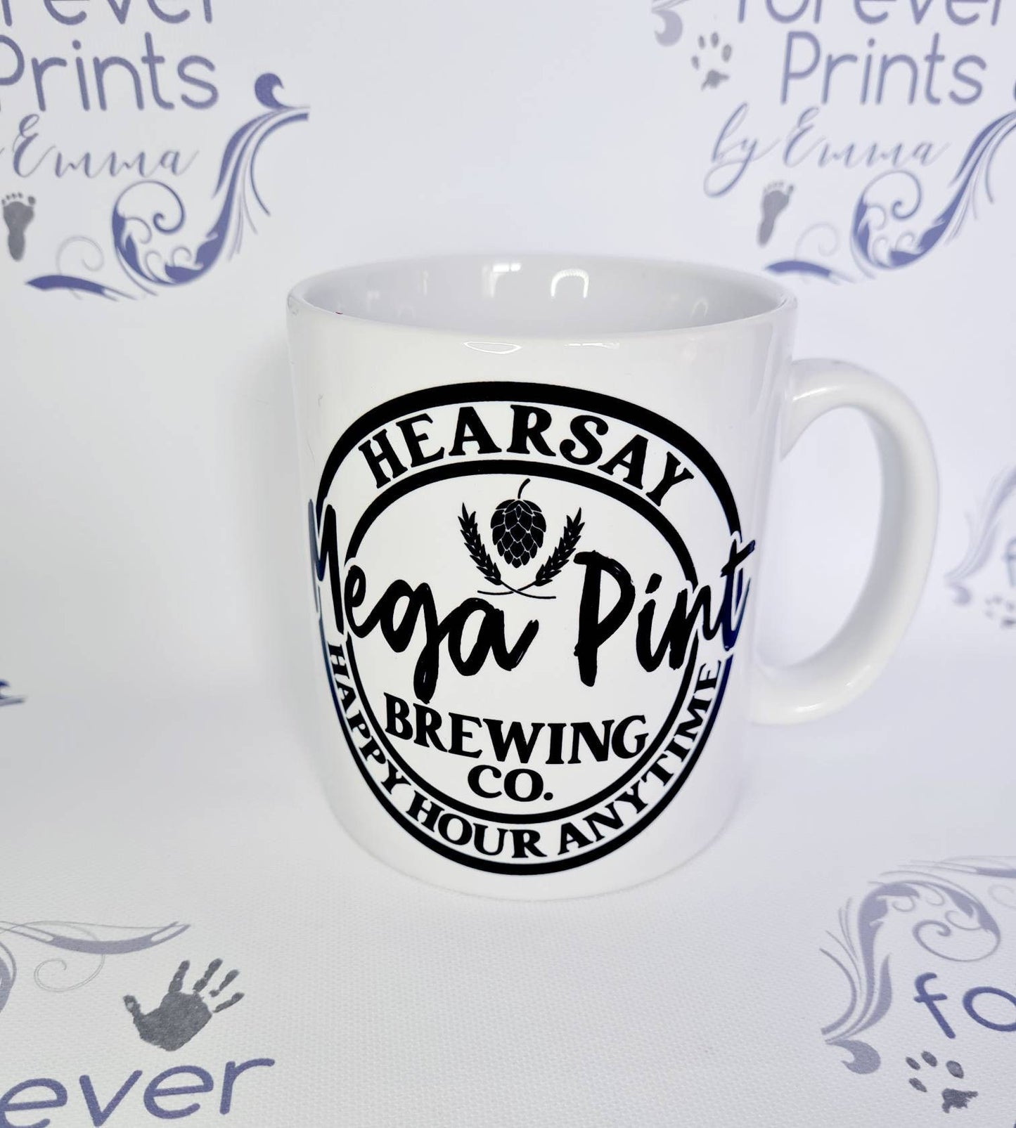 Mega pint mug, hearsay mug