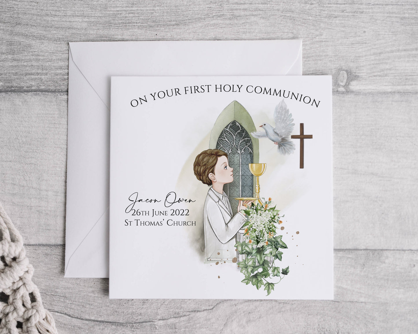 Holy communion card