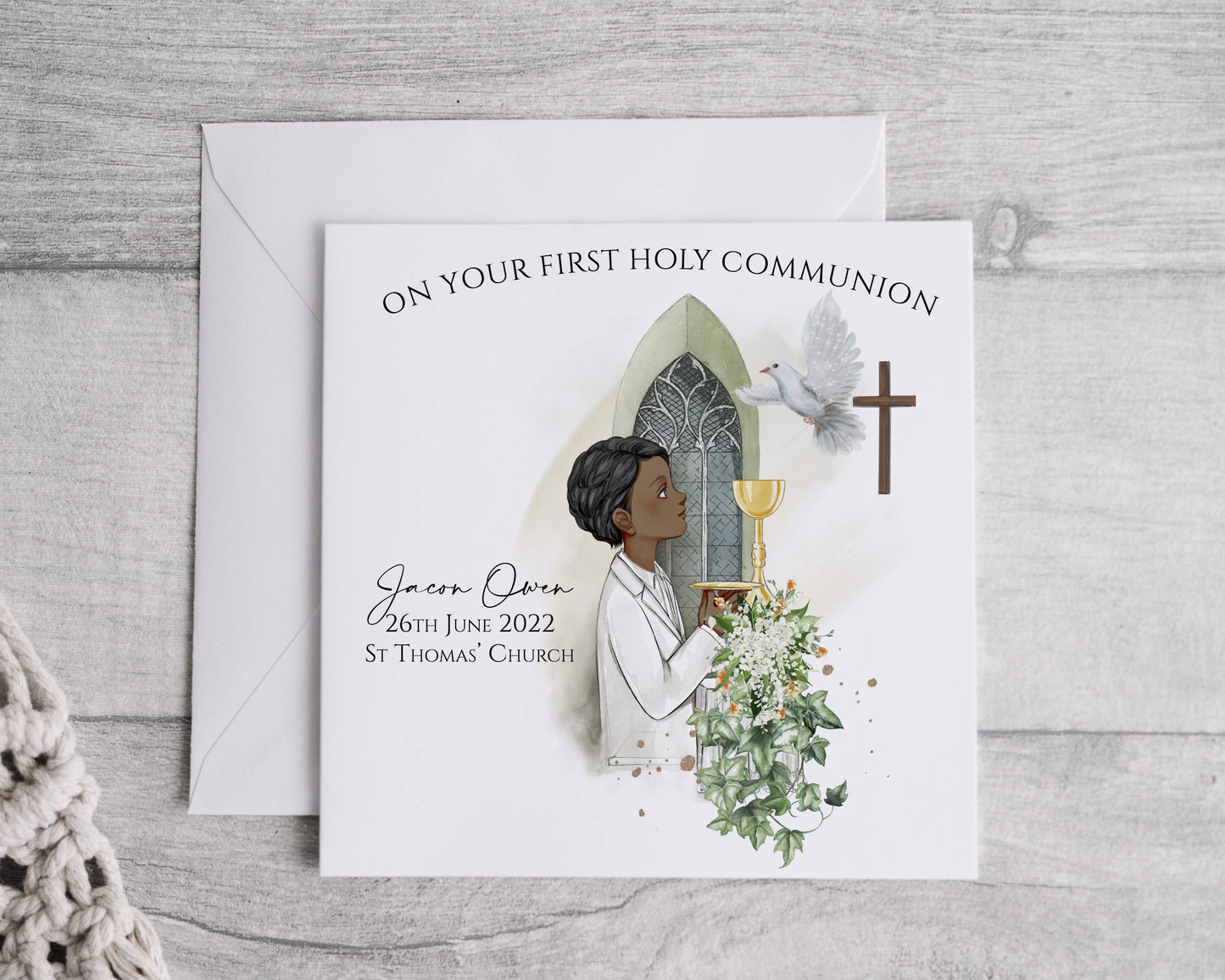 Holy communion card