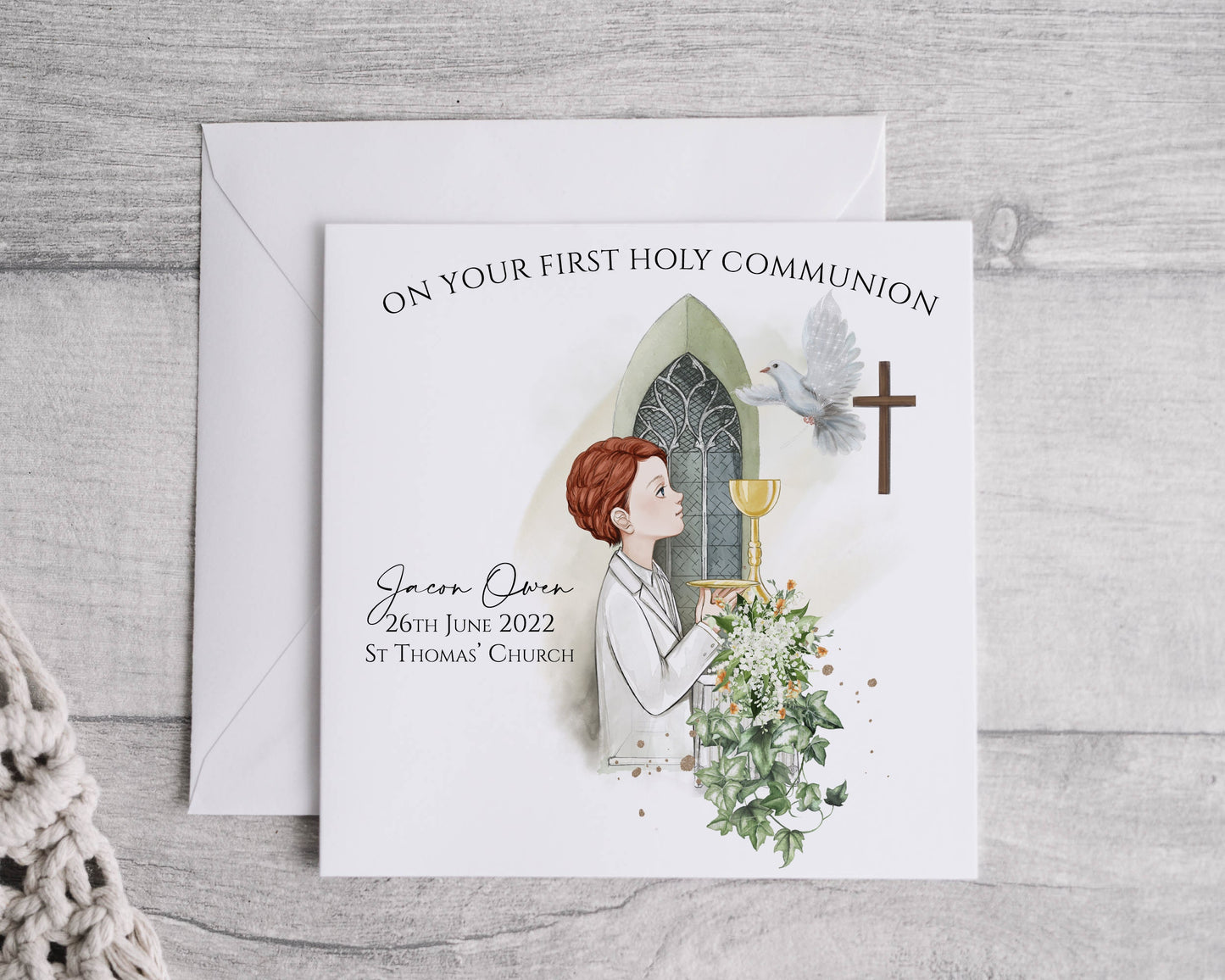 Holy communion card