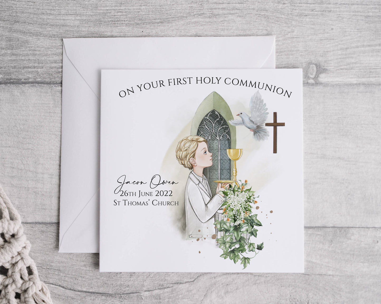 Holy communion card