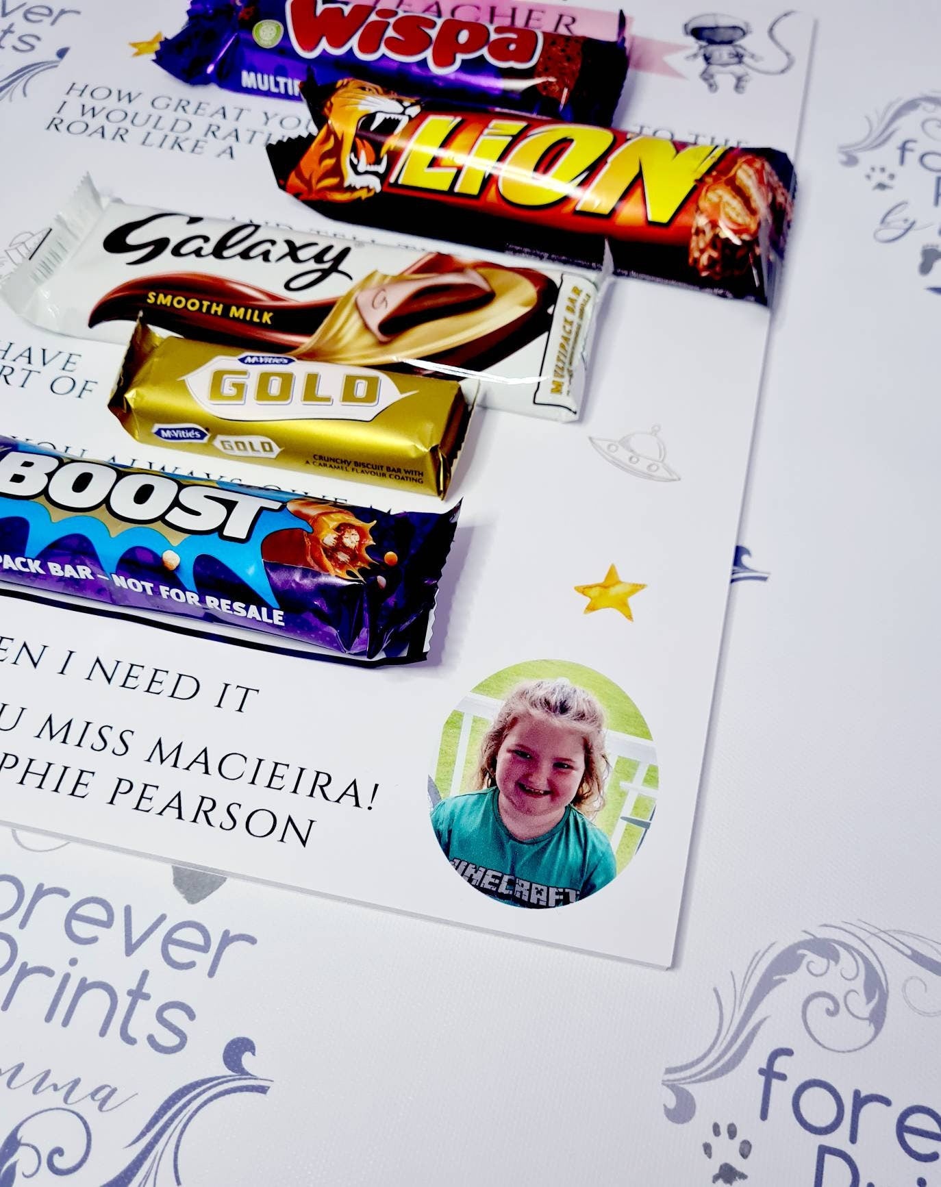 Teacher gift chocolate board , teaching assistant gift, teacher chocolate gift, gift for teacher
