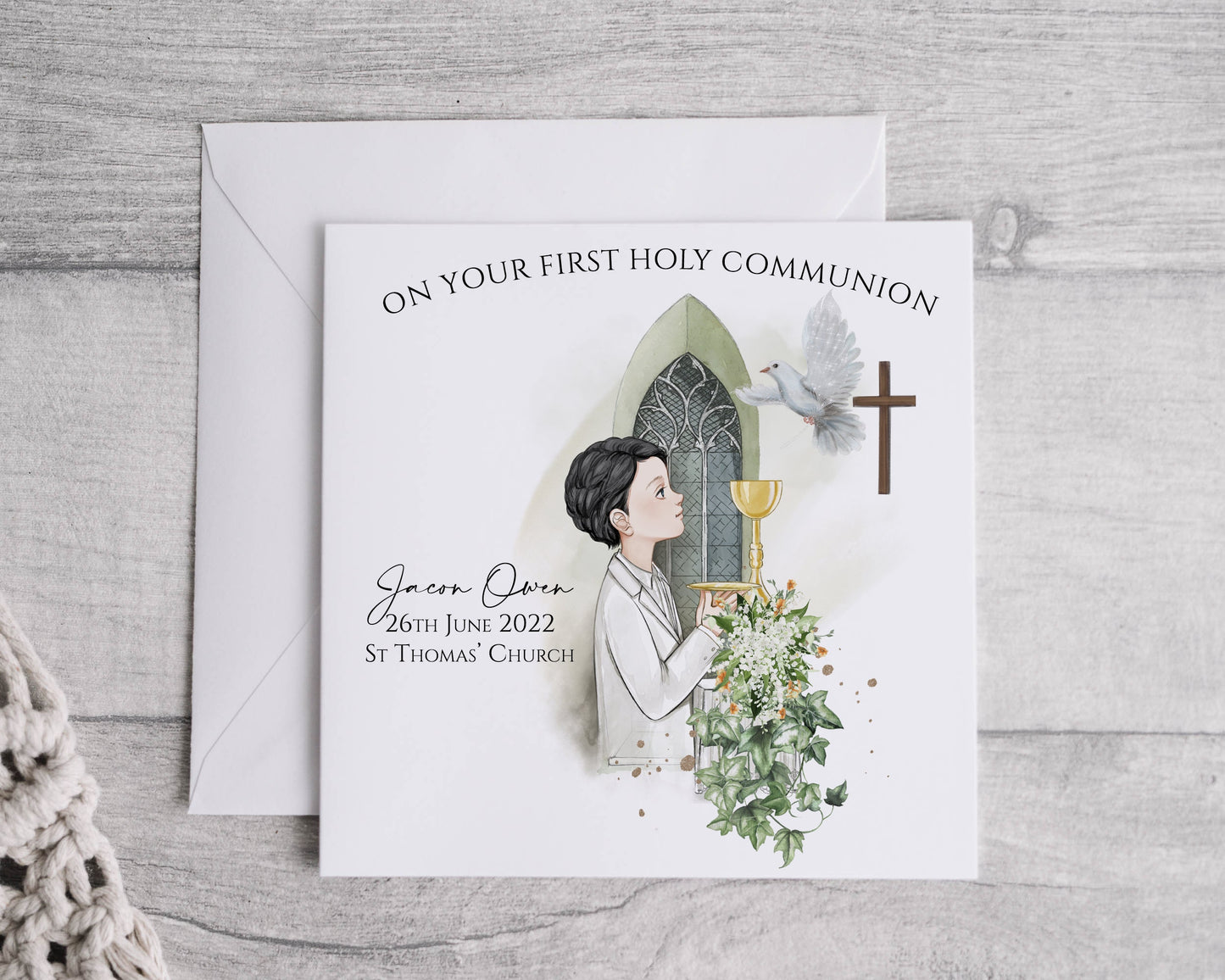 Holy communion card