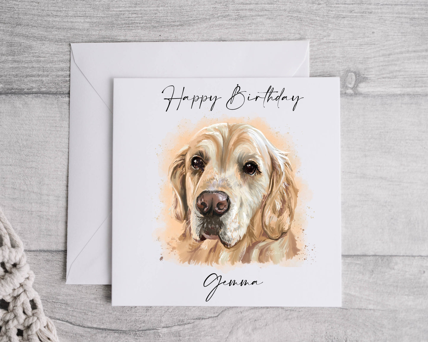 Dog or Cat birthday card, dog birthday card, personalised birthday card