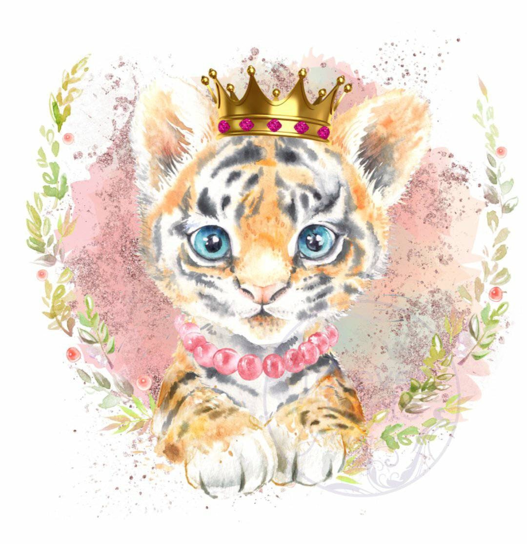 Tiger, safari cushion, personalised