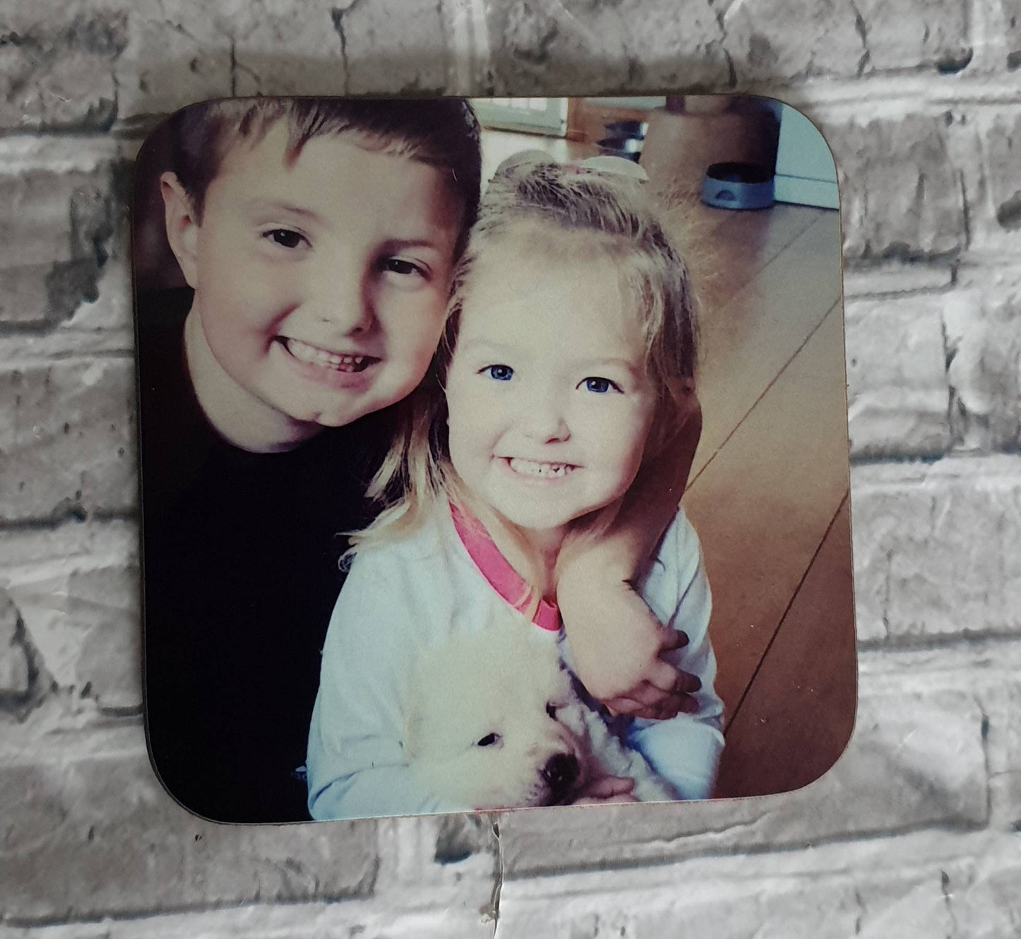 Personalised Photo Coaster, Custom Image Coaster, Your Text Here
