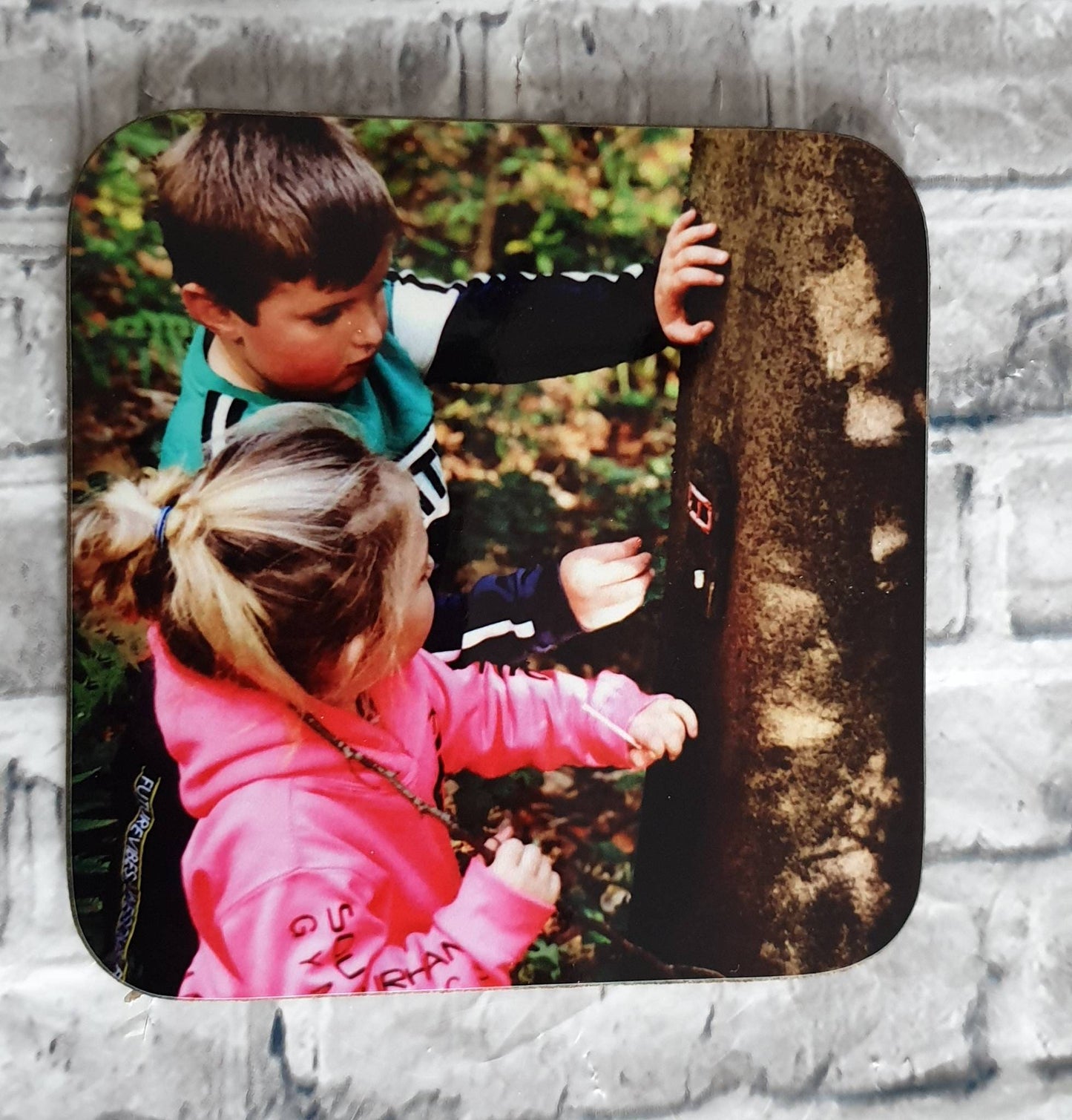Personalised Photo Coaster, Custom Image Coaster, Your Text Here