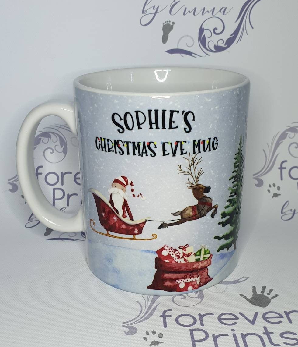 Personalized Christmas Eve Mug - Custom Holiday Mug