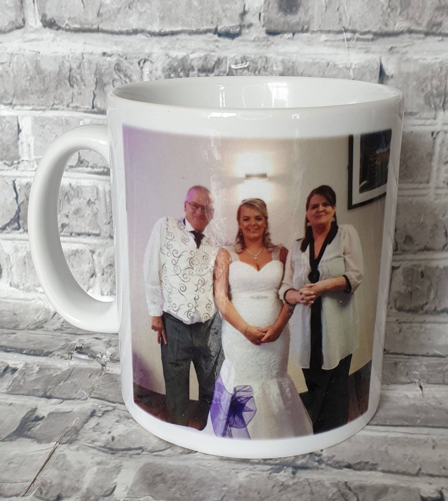Personalised Photo Mug, Custom 10oz Cup, Double Sided Print
