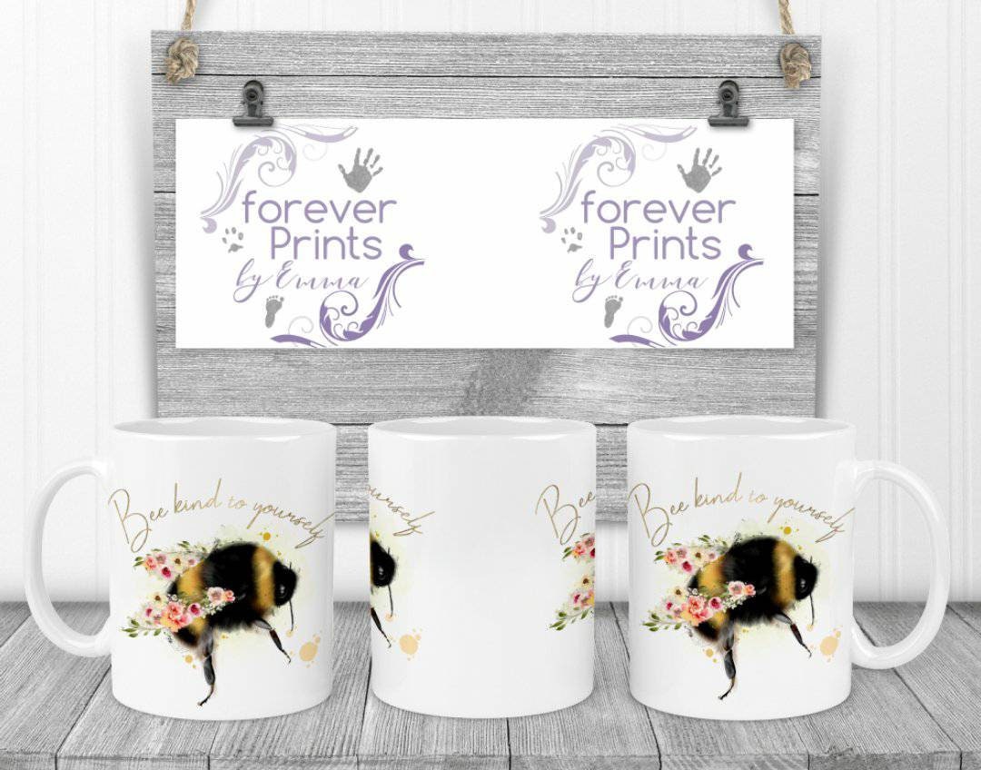 Personalized Bumble Bee Mug, 'Bee Kind' Gift