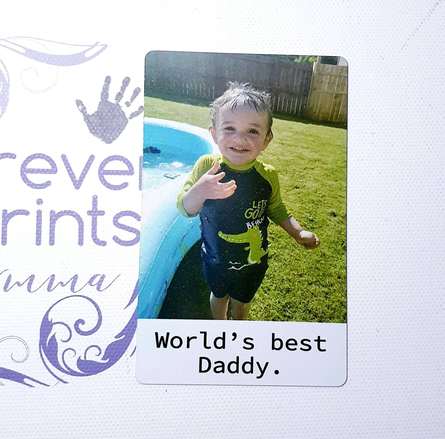 Personalised Metal Photo Wallet Card, Sentimental Gift