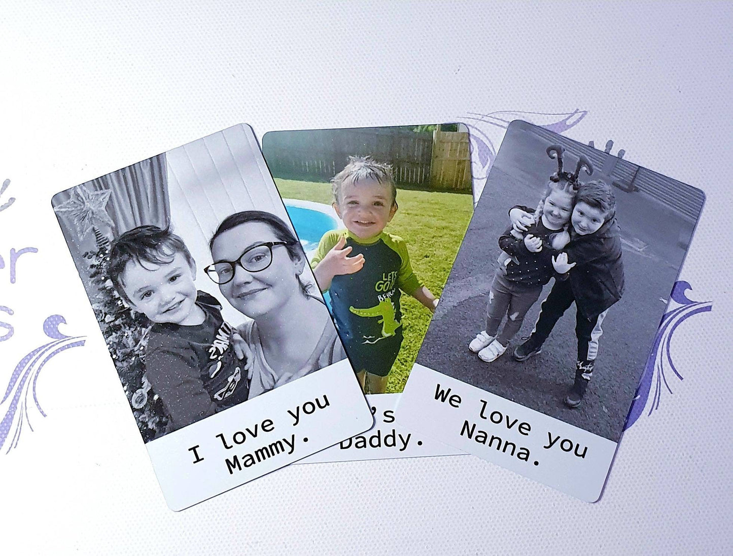 Personalised Metal Photo Wallet Card, Sentimental Gift