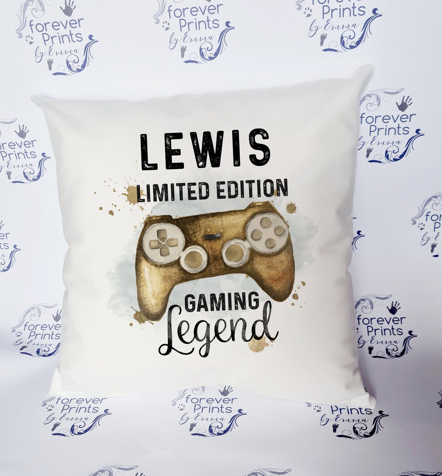 Personalised Gamer Cushion, gaming Legend Pillow