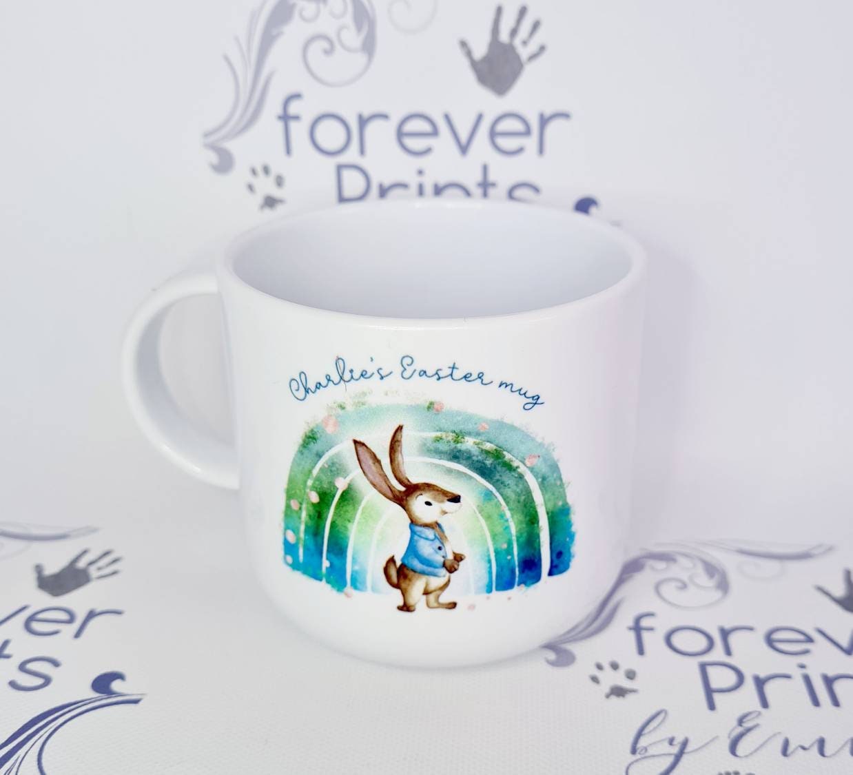 Personalised Easter Mug, Unbreakable Polymer, Kids Gift (6oz or 11oz)