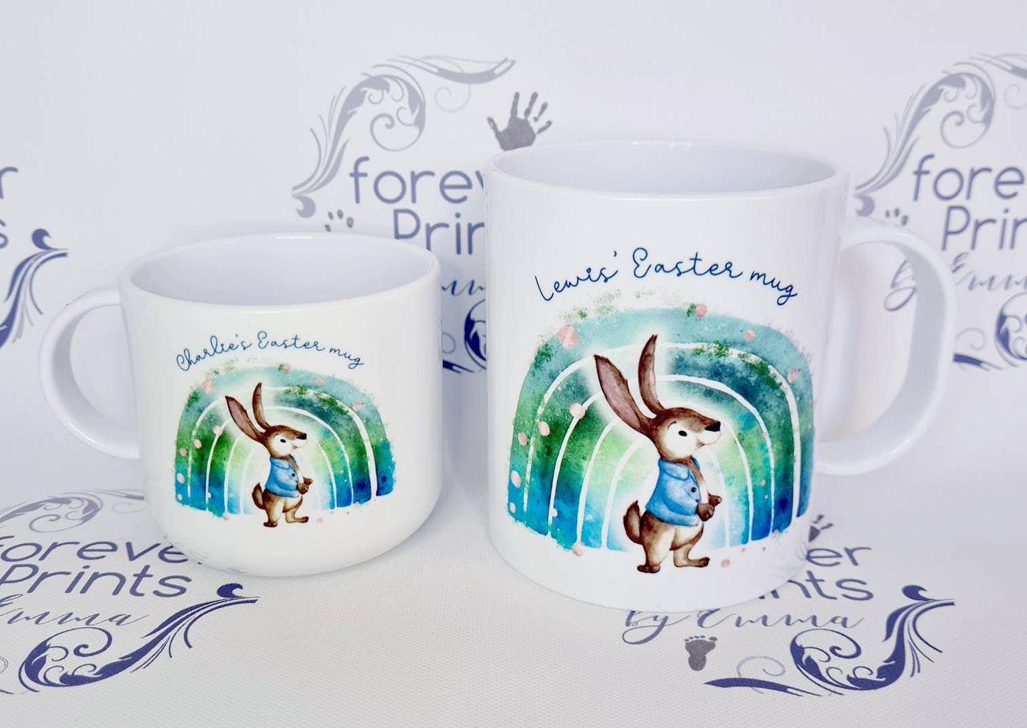Personalised Easter Mug, Unbreakable Polymer, Kids Gift (6oz or 11oz)
