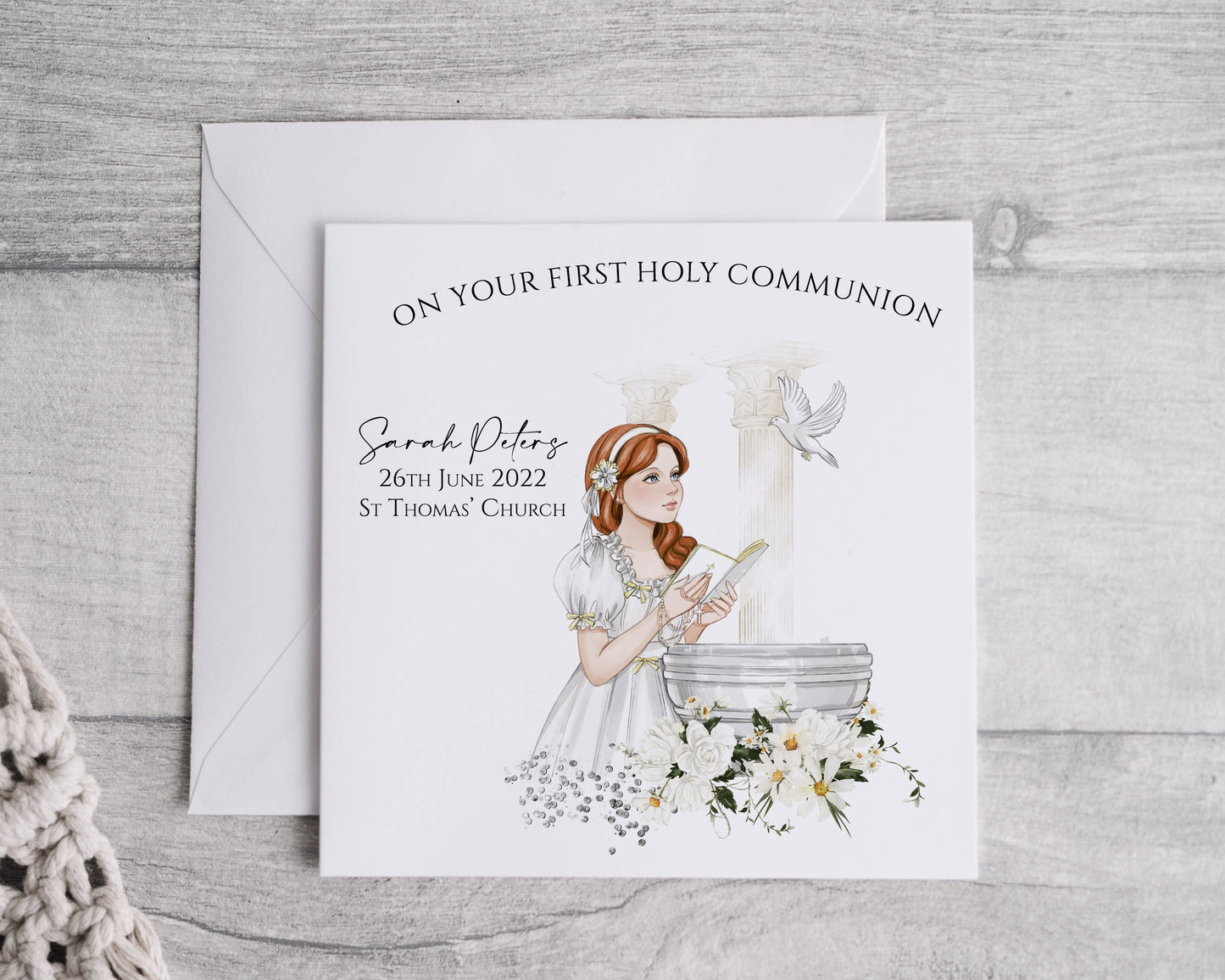 Holy communion card