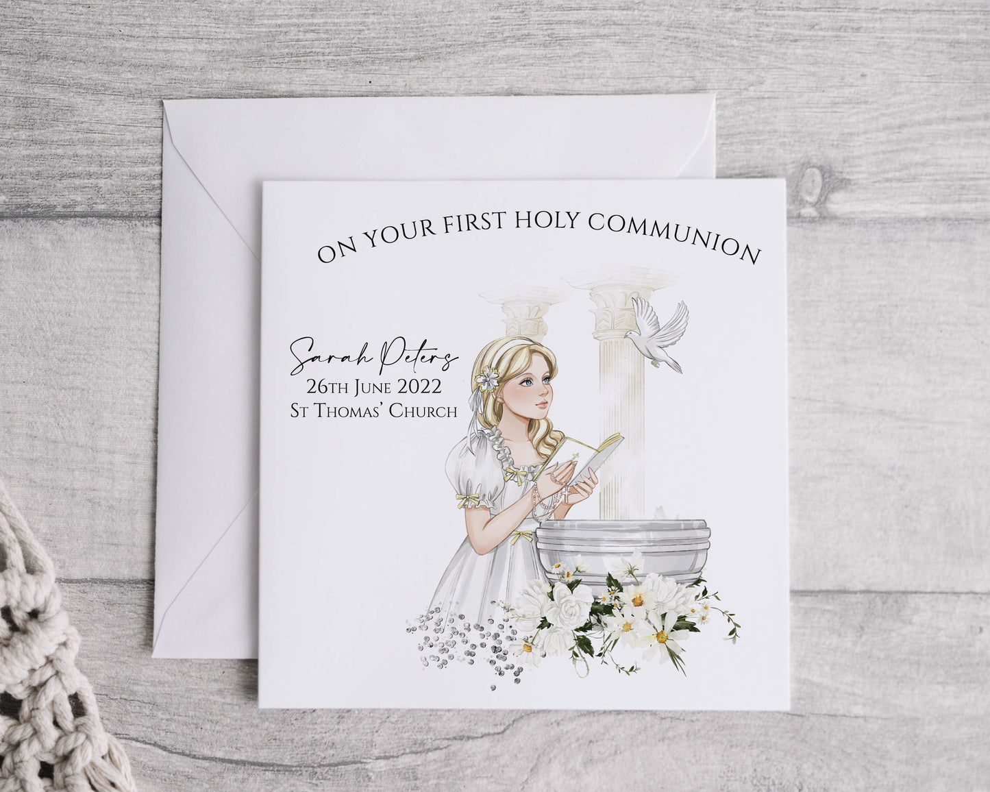 Holy communion card