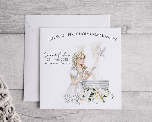 Holy communion card
