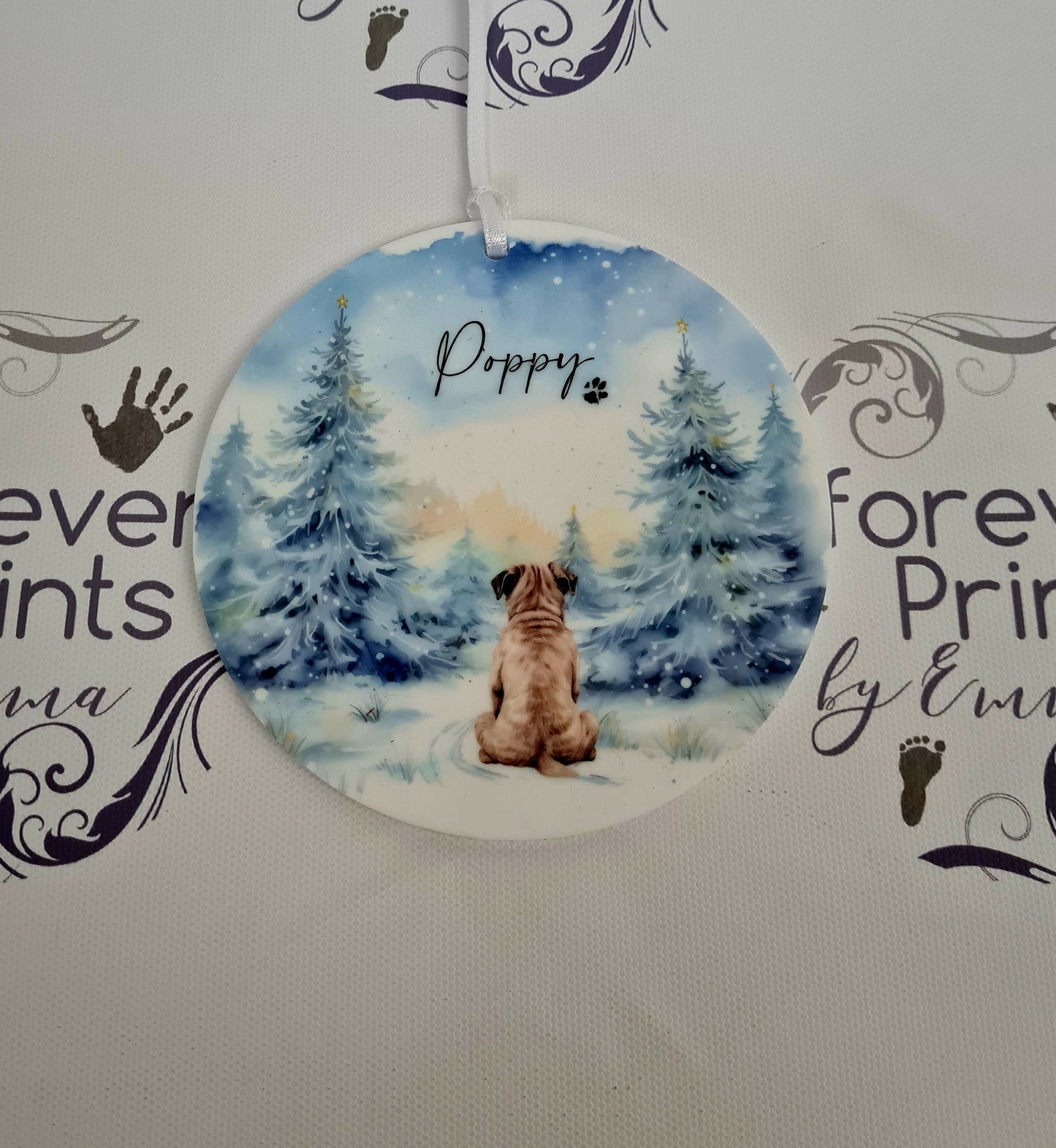Dog hanging decoration, dog gift