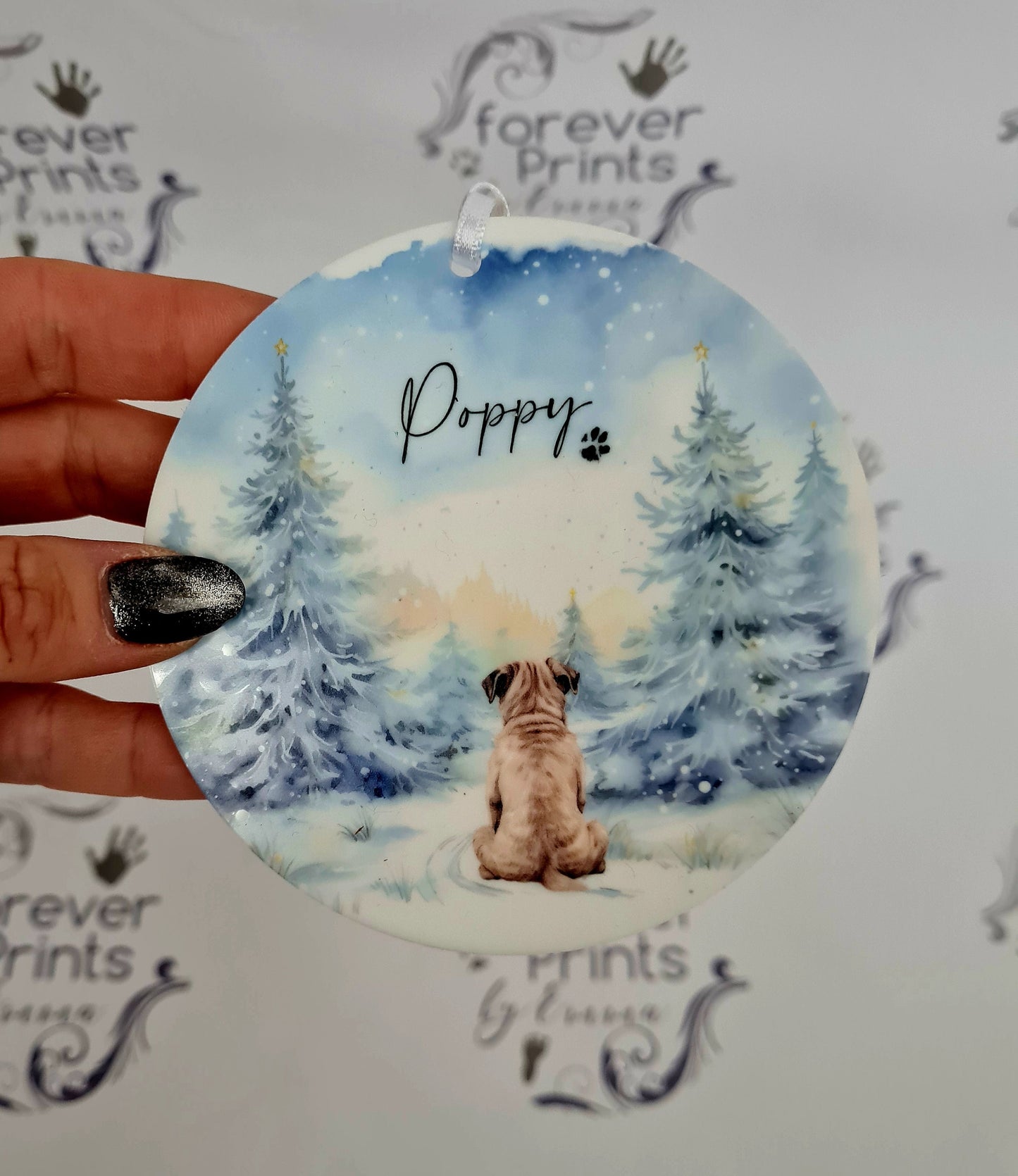 Dog hanging decoration, dog gift