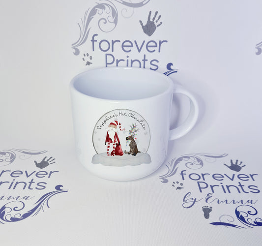 Personalised Christmas Mug, Unbreakable Polymer, Kids Mug