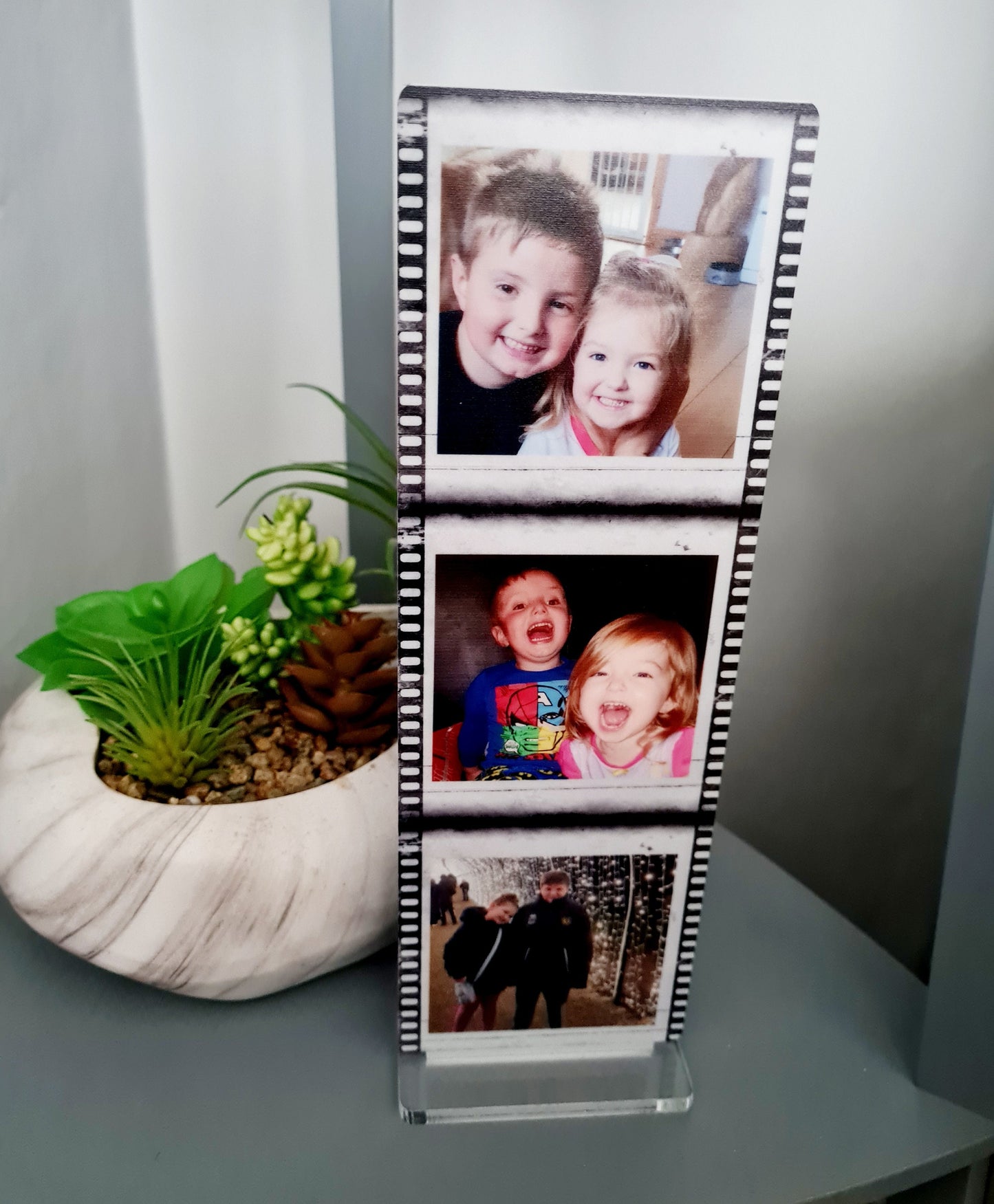 Personalised Photo Film Roll Stand, Custom Polaroid Gift