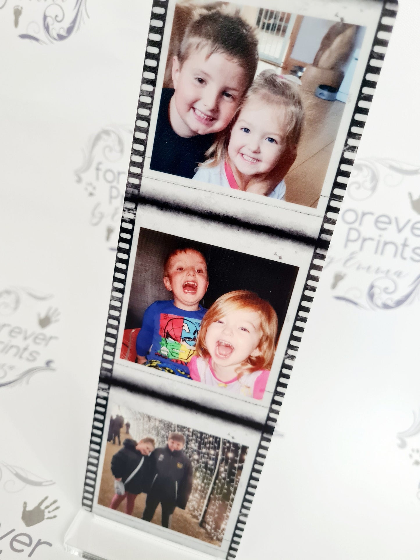Personalised Photo Film Roll Stand, Custom Polaroid Gift