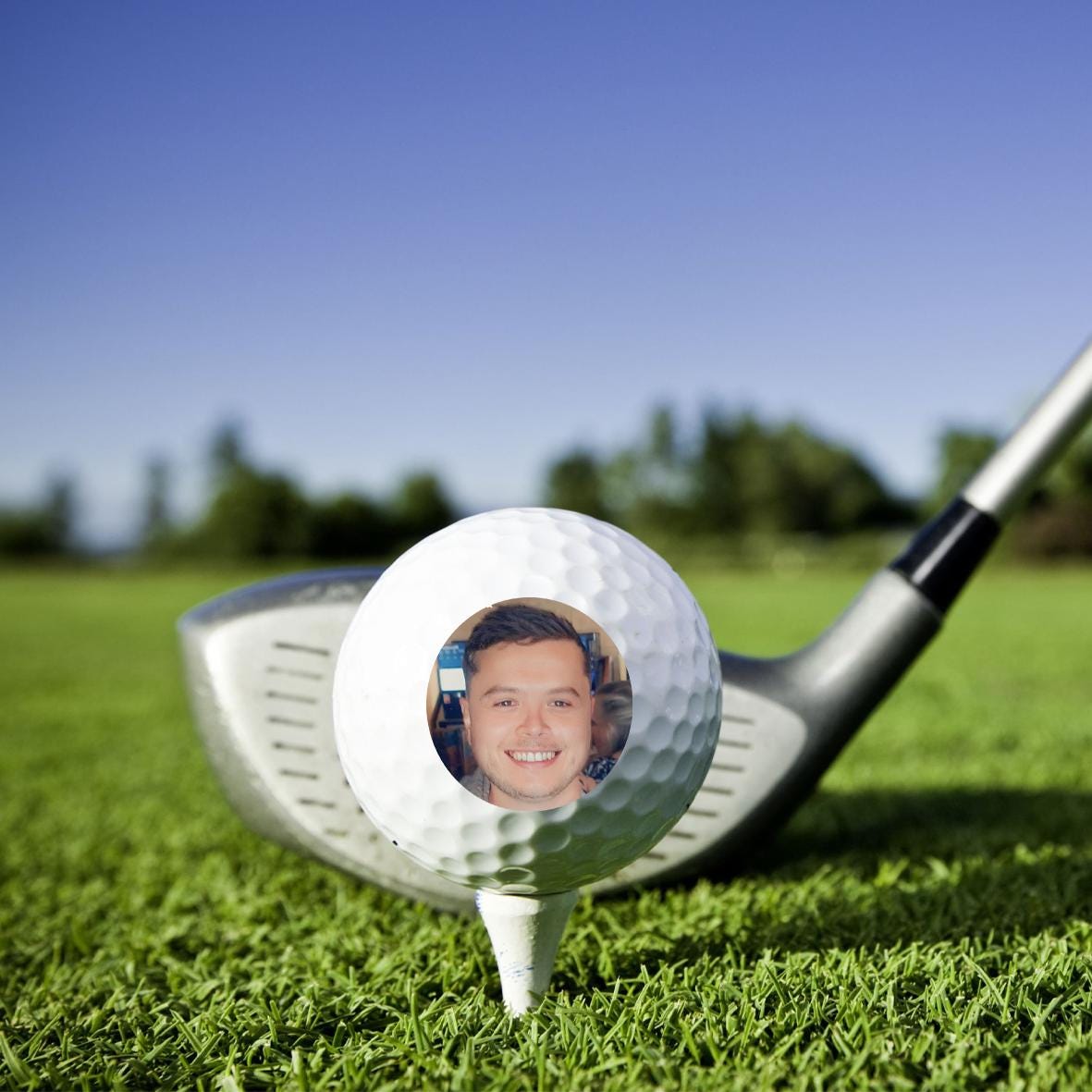 personalised golf balls, logo golf balls, father's day golf, golfer gift