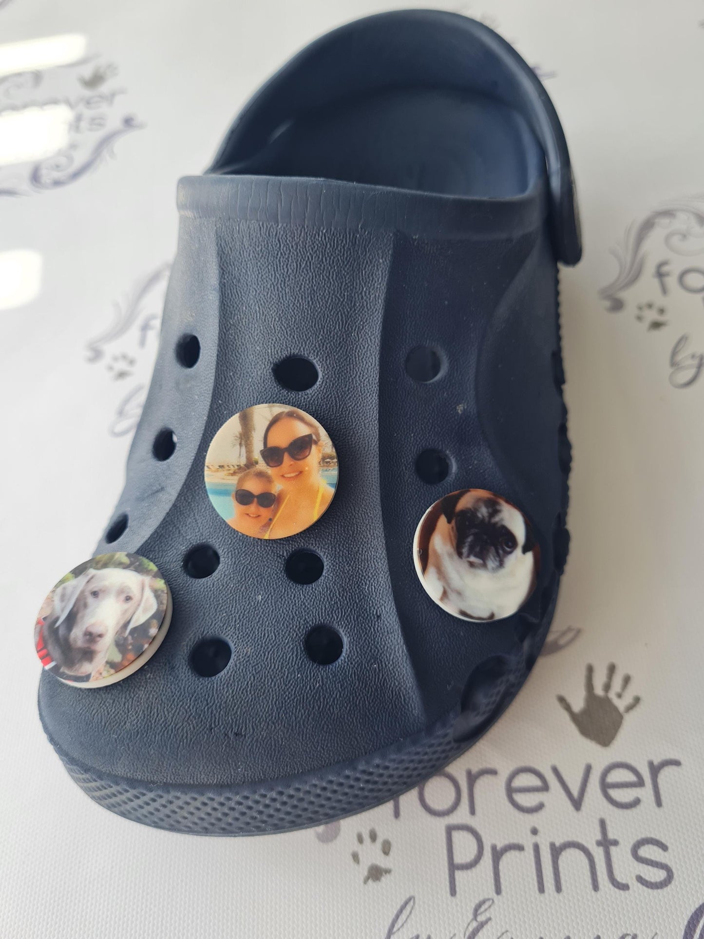 Personalised Photo Croc Charm, Custom Shoe Decoration