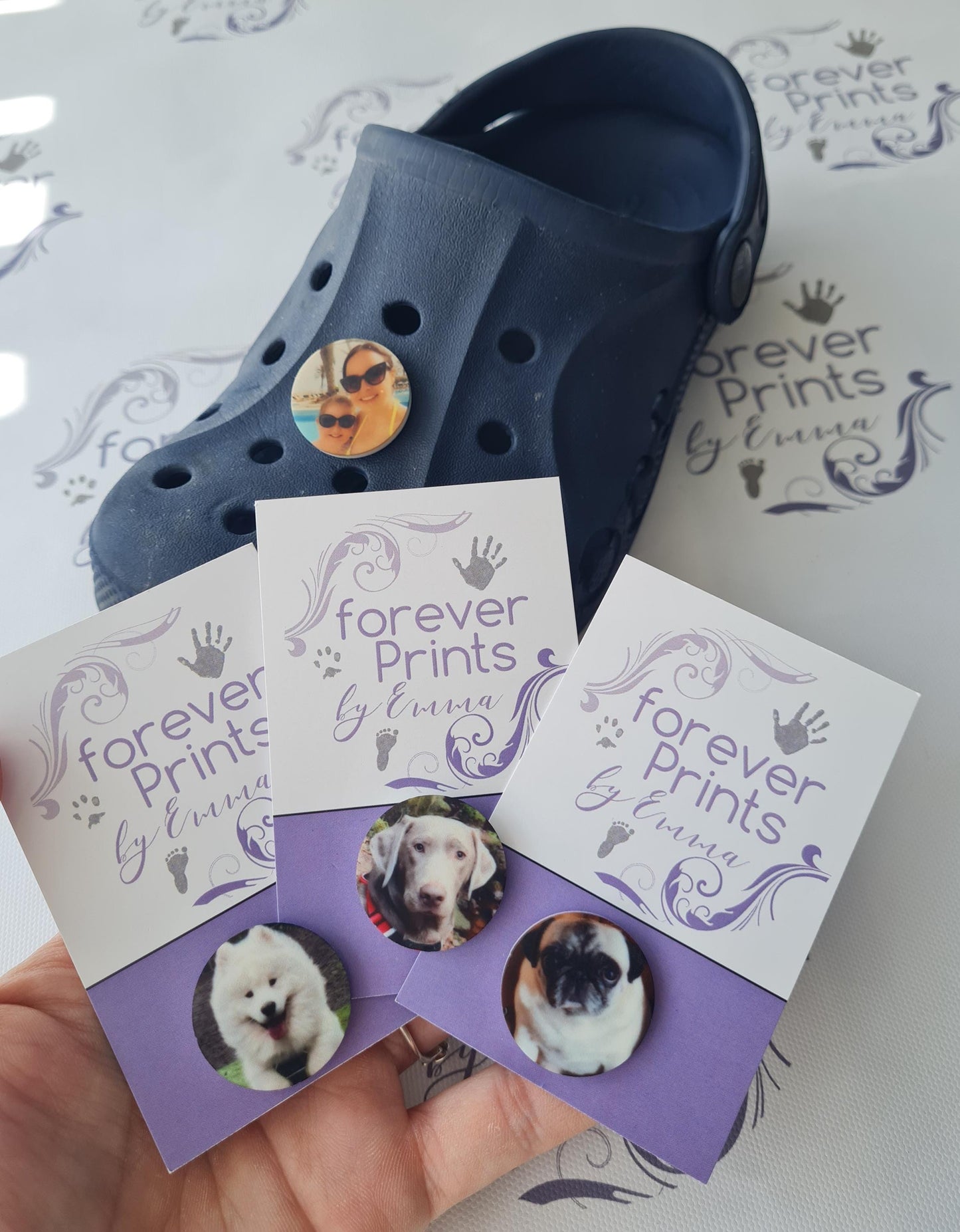 Personalised Photo Croc Charm, Custom Shoe Decoration