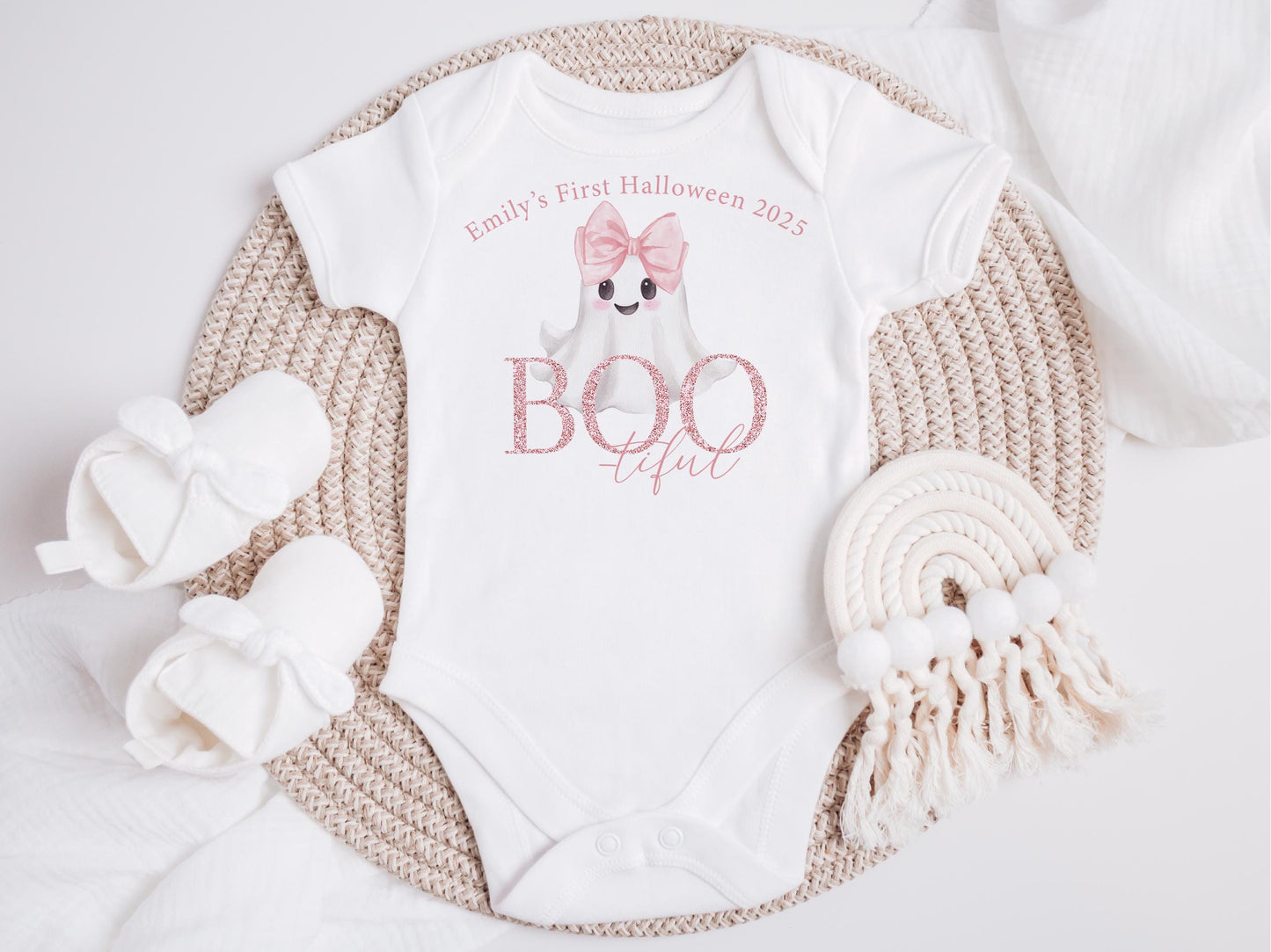 Personalised First Halloween Baby Bodysuit, Cotton Vest